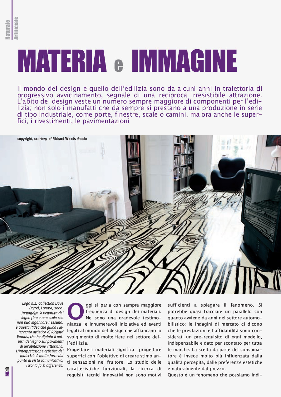 Materia e immagine