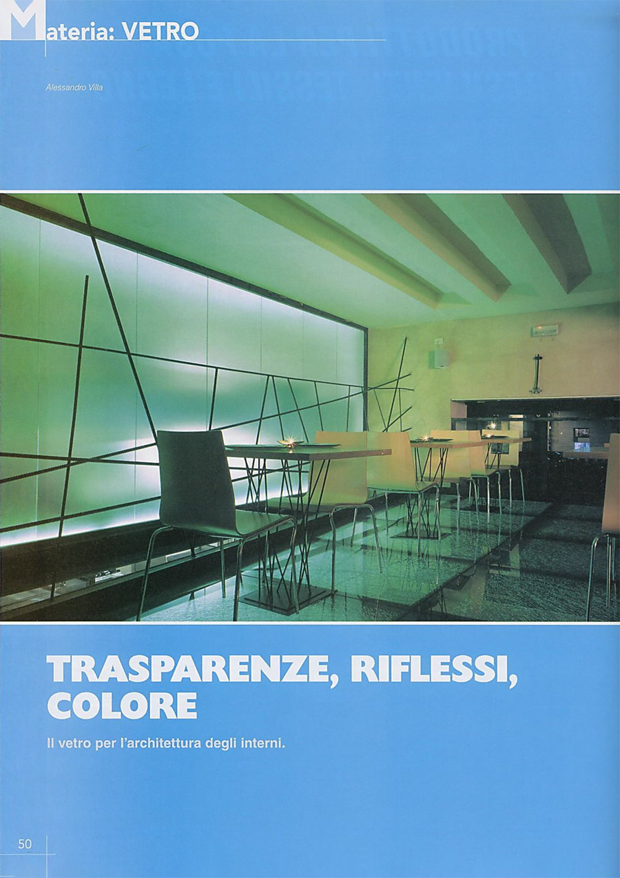 Trasparenze, riflessi e colore